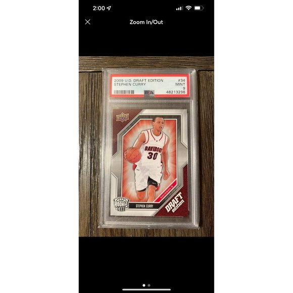 Stephen Curry 2009 Rookie Upper deck Draft Edition #34 PSA 9